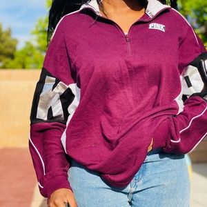 PINK Quarter Zip sweater